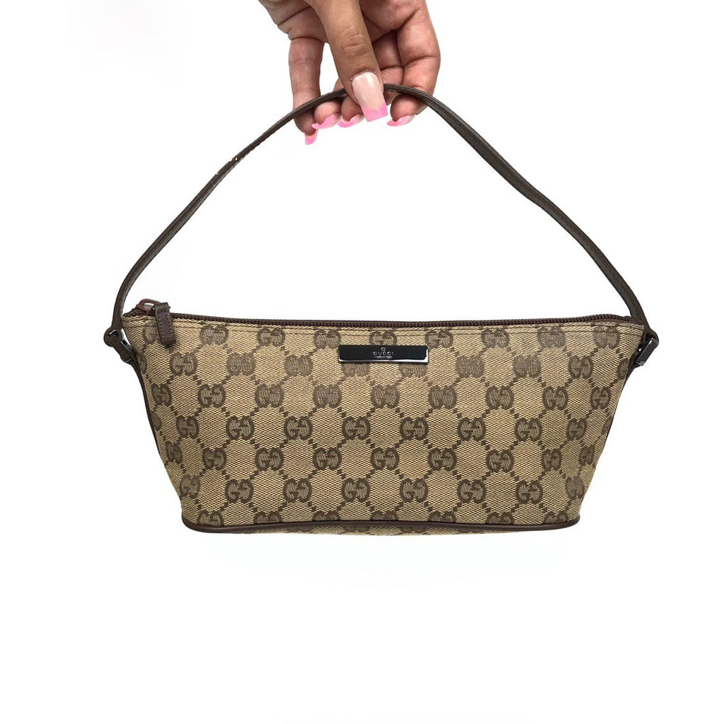 GUCCI MONOGRAM SHOULDER BAG