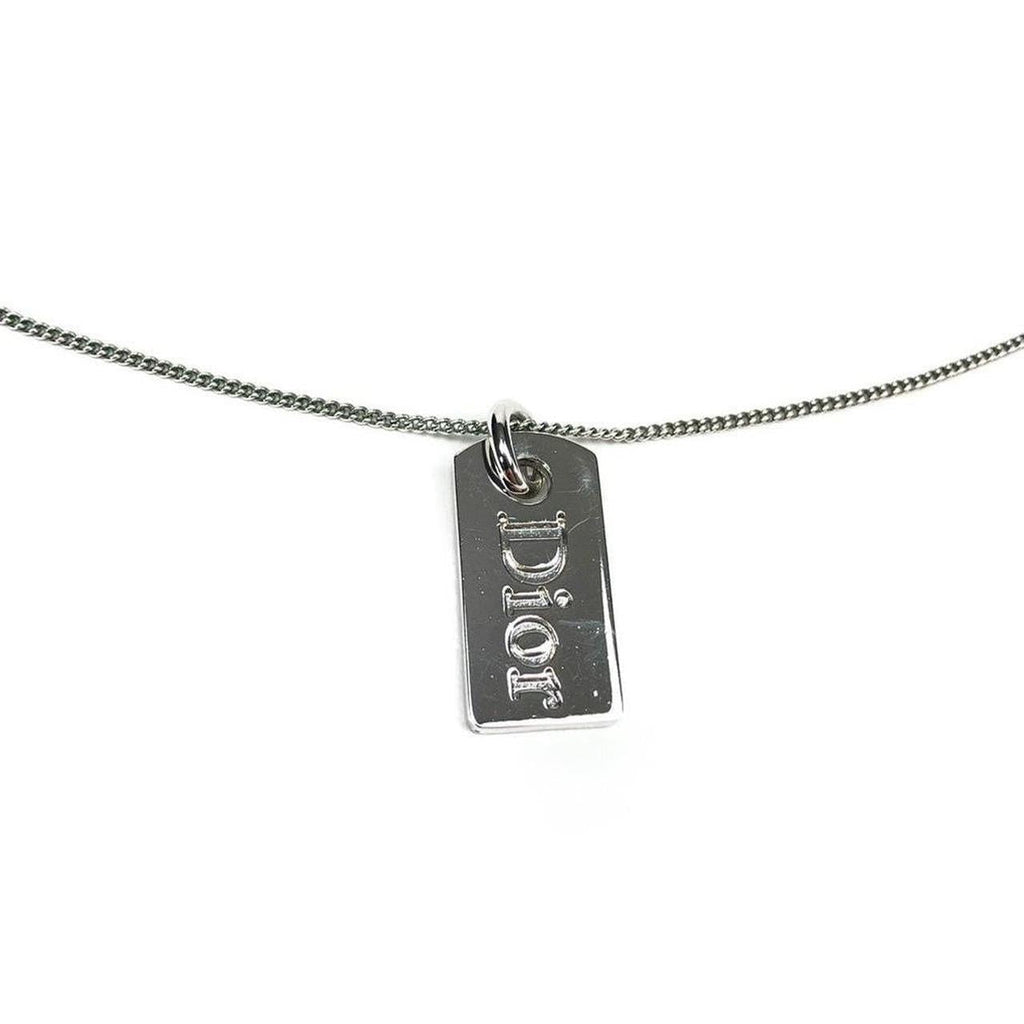 DIOR TAG NECKLACE