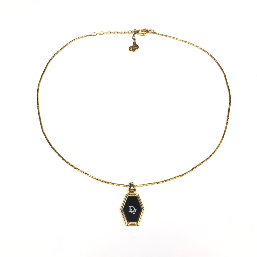 CHRISTIAN DIOR MONOGRAM NECKLACE