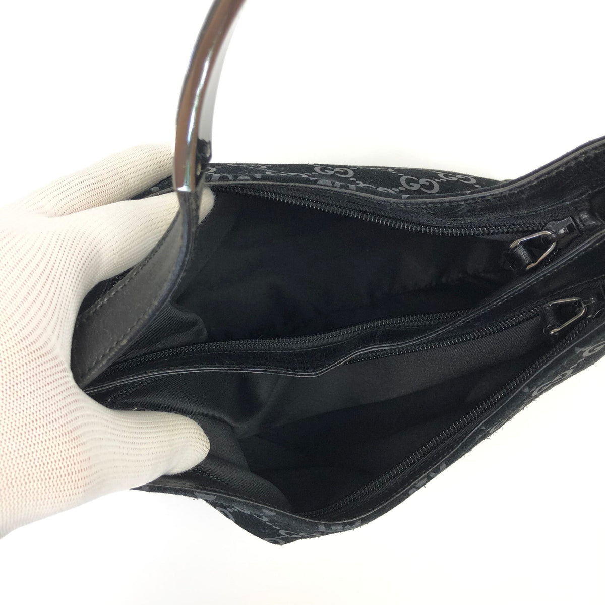 GUCCI MONOGRAM SHOULDER BAG