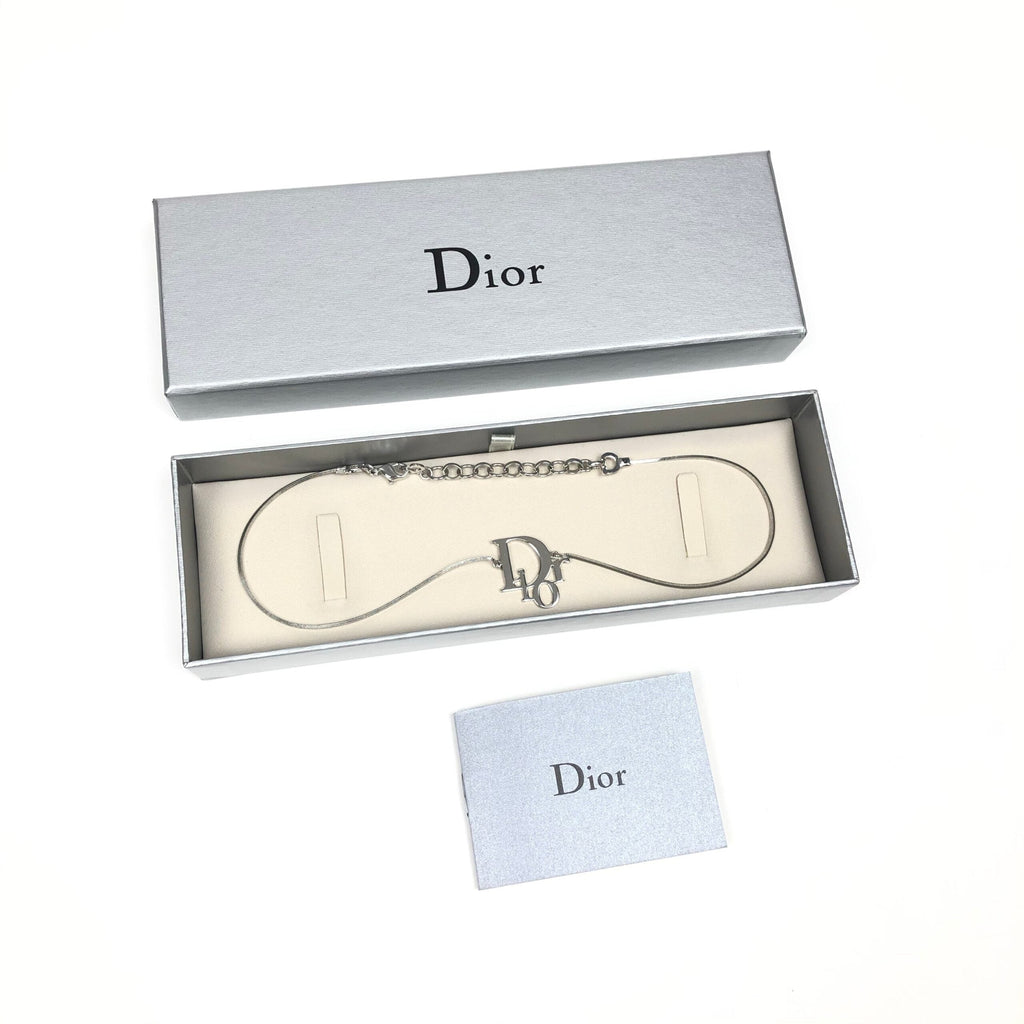 CHRISTIAN DIOR MONOGRAM NECKLACE