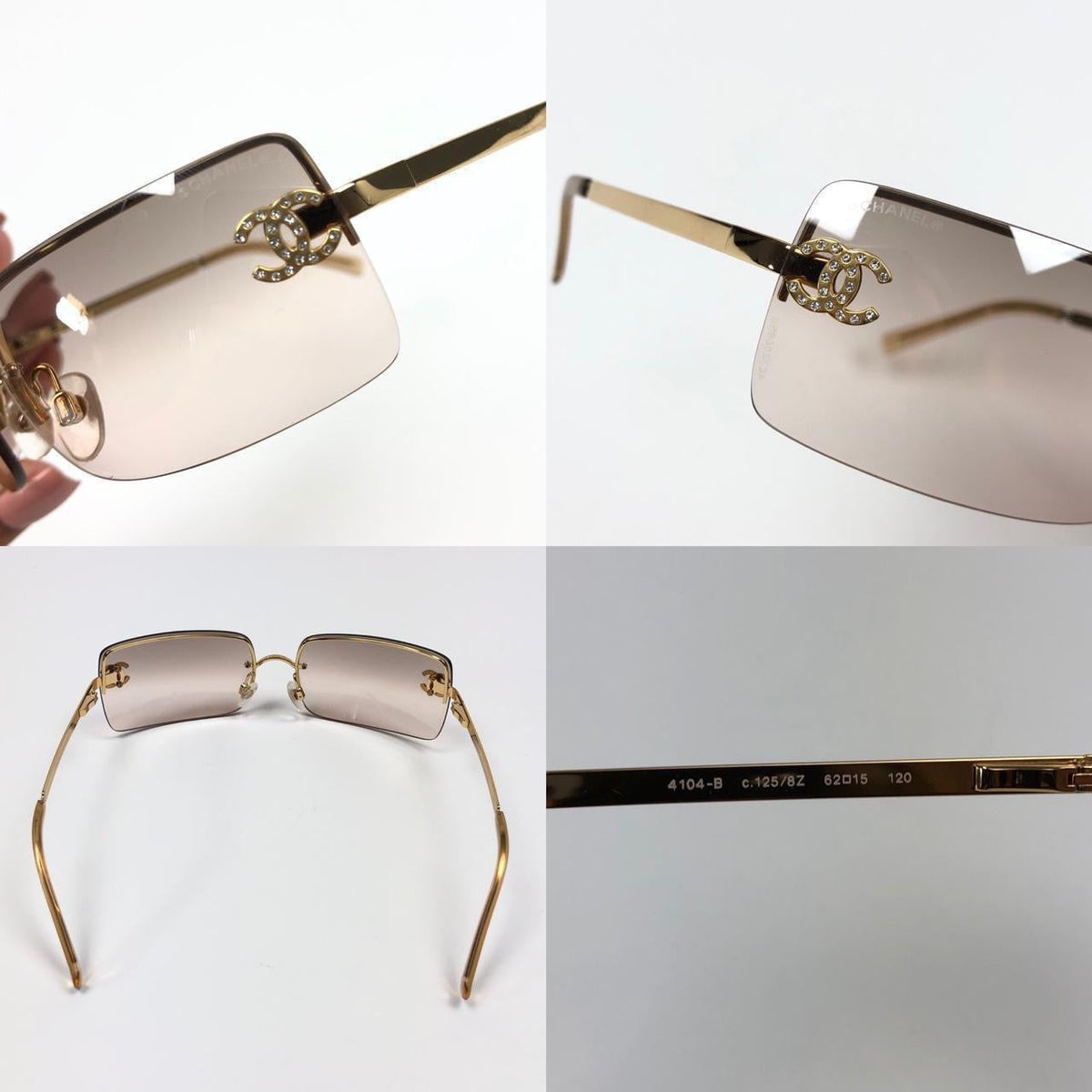CHANEL RIMLESS SUNGLASSES