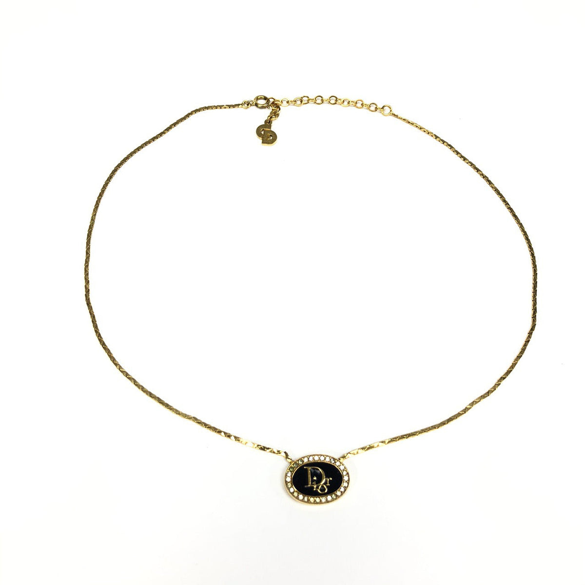 CHRISTIAN DIOR MONOGRAM NECKLACE