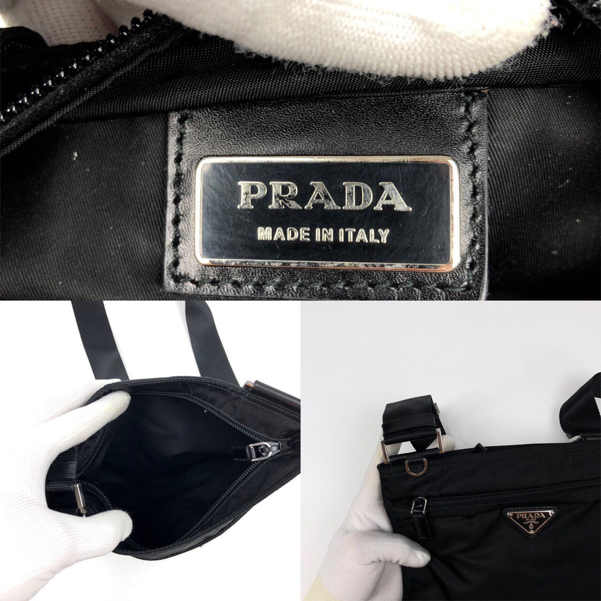 PRADA NYLON CROSSBODY BAG