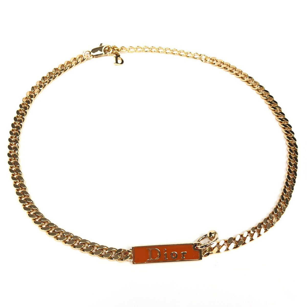 CHRISTIAN DIOR PIERCING CHOKER NECKLACE