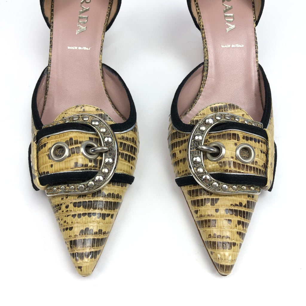 PRADA KITTEN HEELS - UK 2 /  US 3 / EU 35