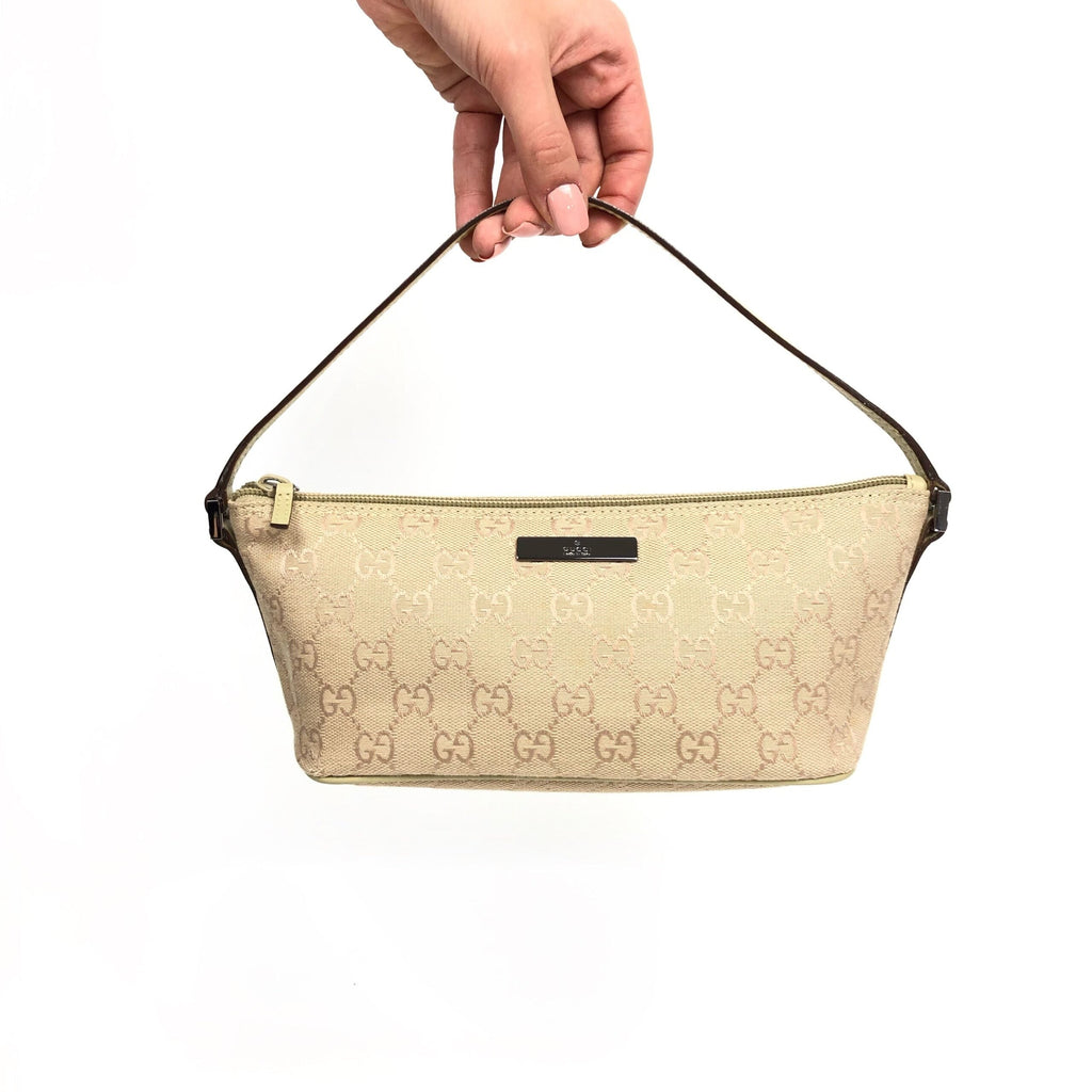 GUCCI MONOGRAM SHOULDER BAG