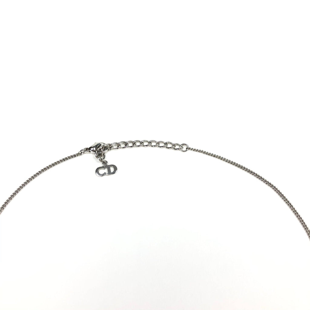 CHRISTIAN DIOR SPELL-OUT NECKLACE