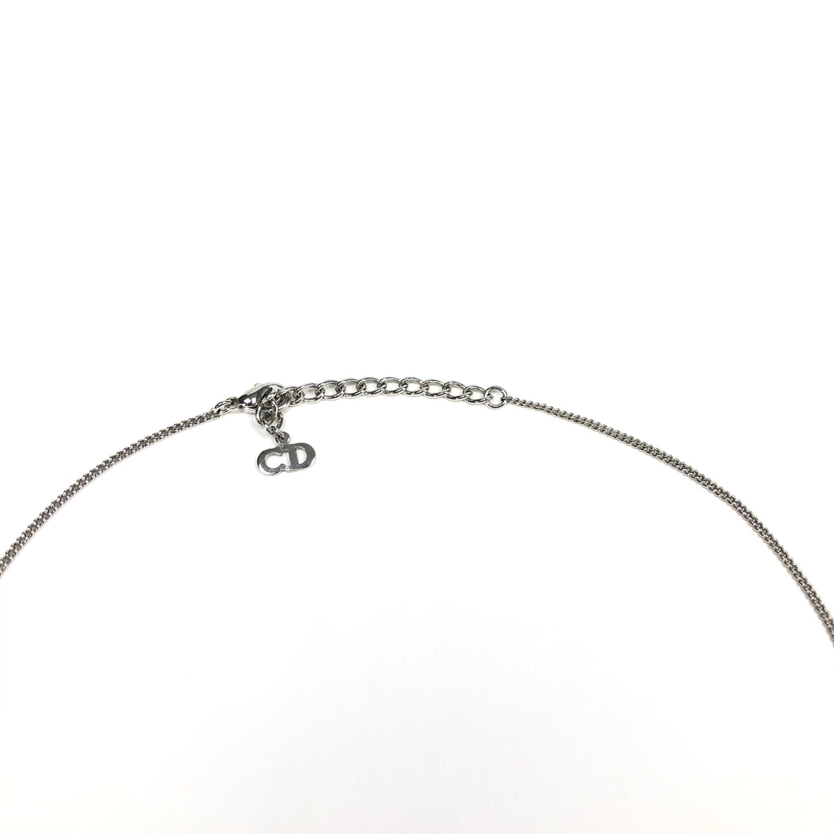 CHRISTIAN DIOR SPELL-OUT NECKLACE