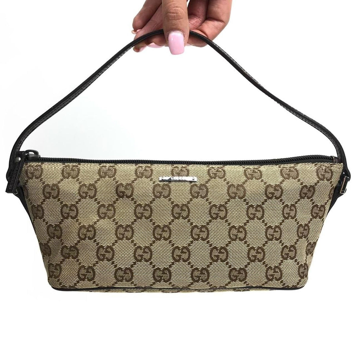 GUCCI MONOGRAM SHOULDER BAG