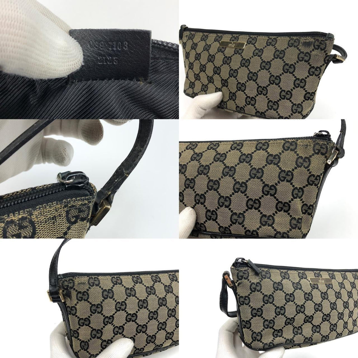 GUCCI MONOGRAM SHOULDER BAG