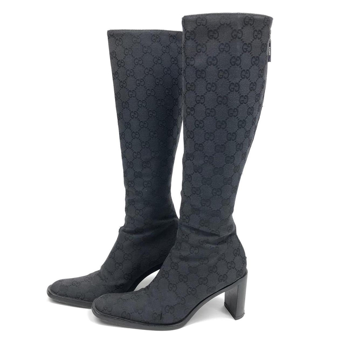 GUCCI MONOGRAM BOOTS