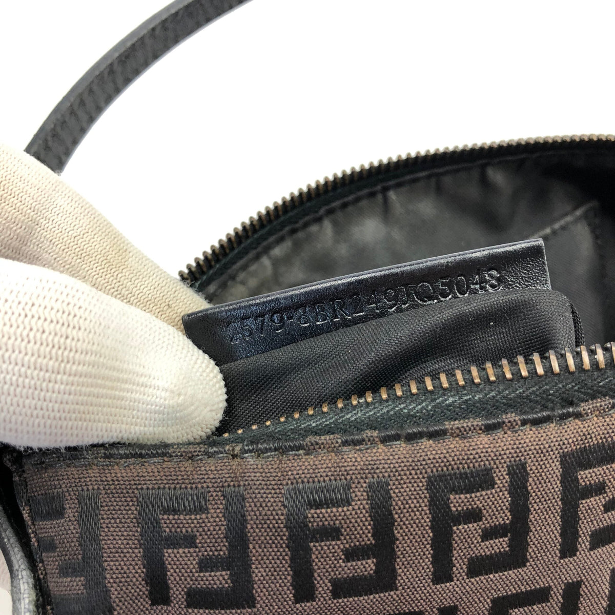 FENDI ZUCCA SHOULDER BAG