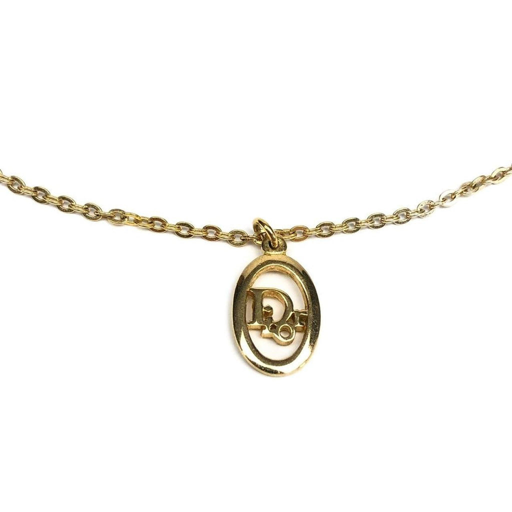 CHRISTIAN DIOR MONOGRAM NECKLACE