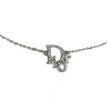 CHRISTIAN DIOR JEWELLED MONOGRAM NECKLACE