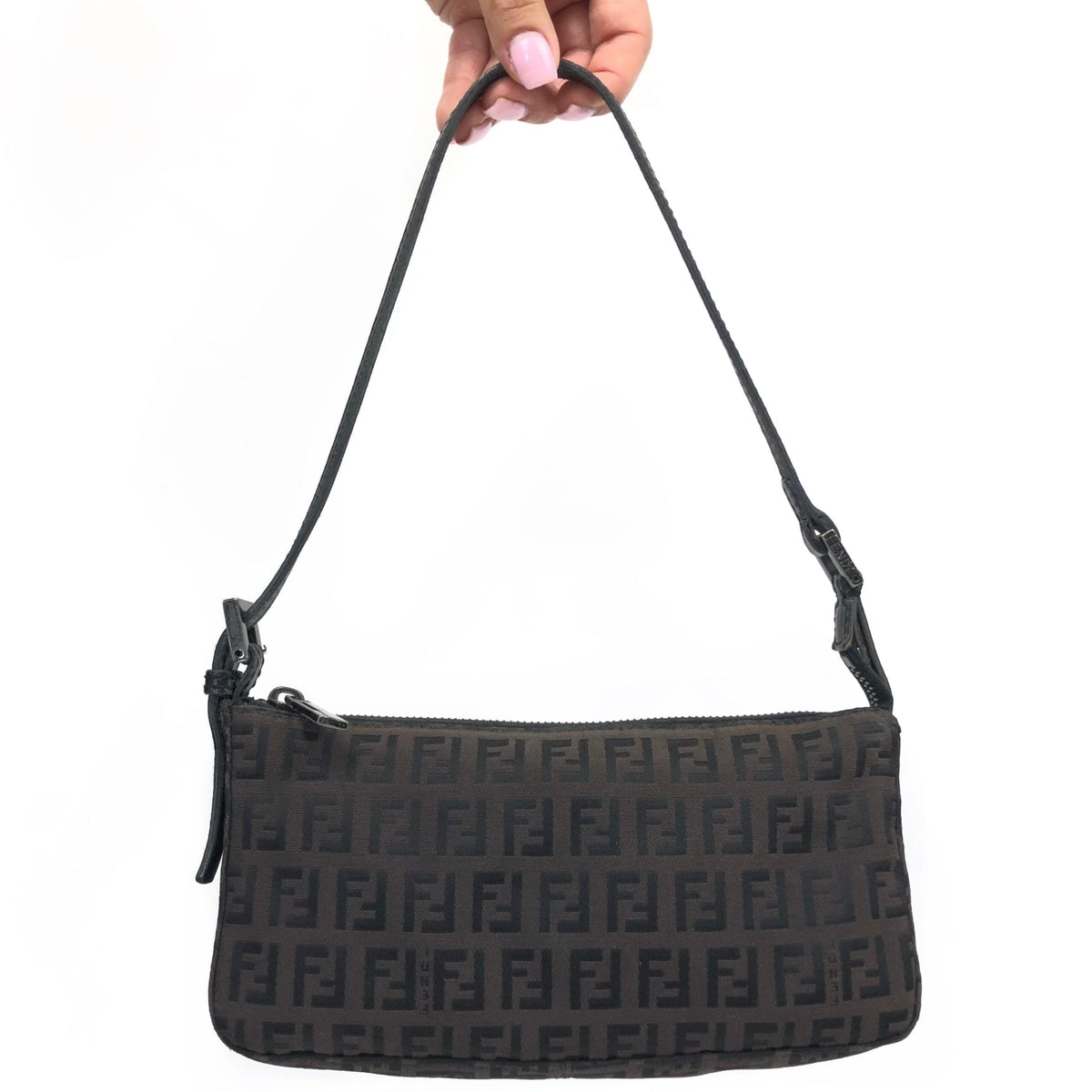FENDI ZUCCA SHOULDER BAG