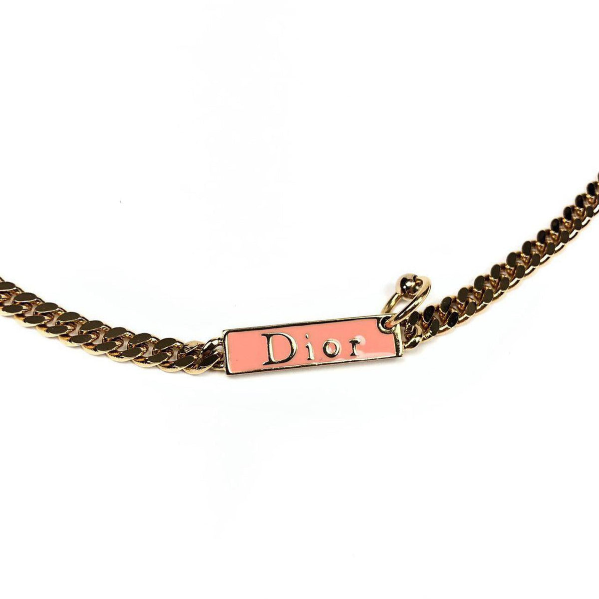 CHRISTIAN DIOR PIERCING CHOKER NECKLACE