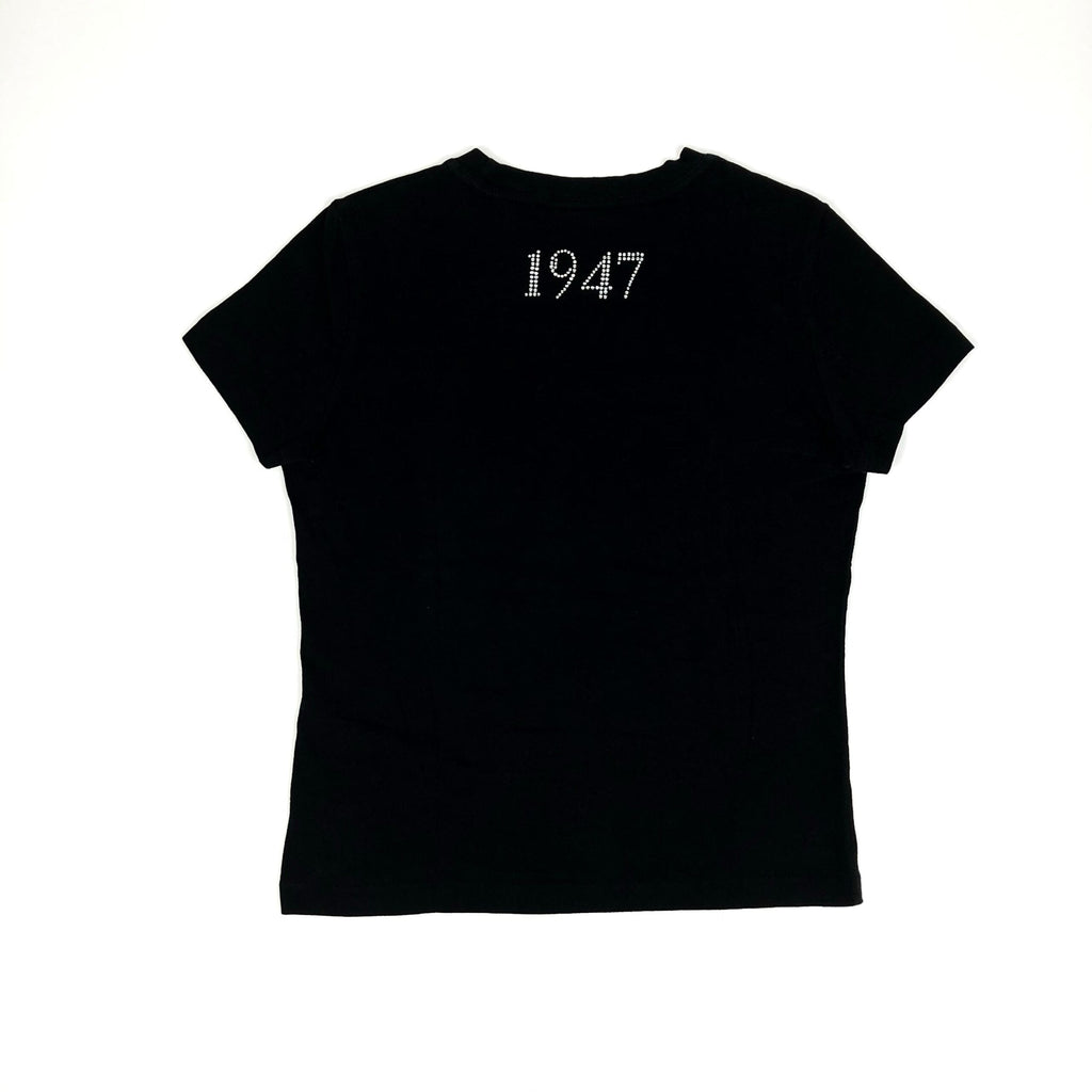 CHRISTIAN DIOR DIAMANTÉ SPELL-OUT T-SHIRT