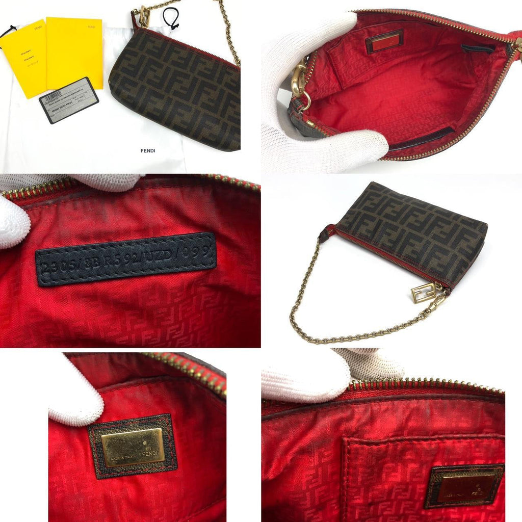 FENDI ZUCCA SHOULDER BAG