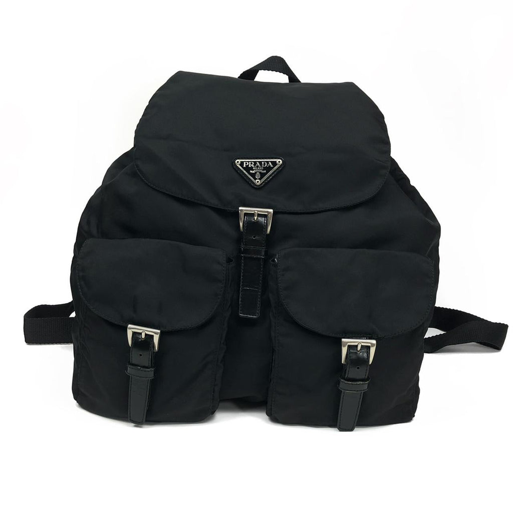 PRADA NYLON DOUBLE BUCKLE BACKPACK