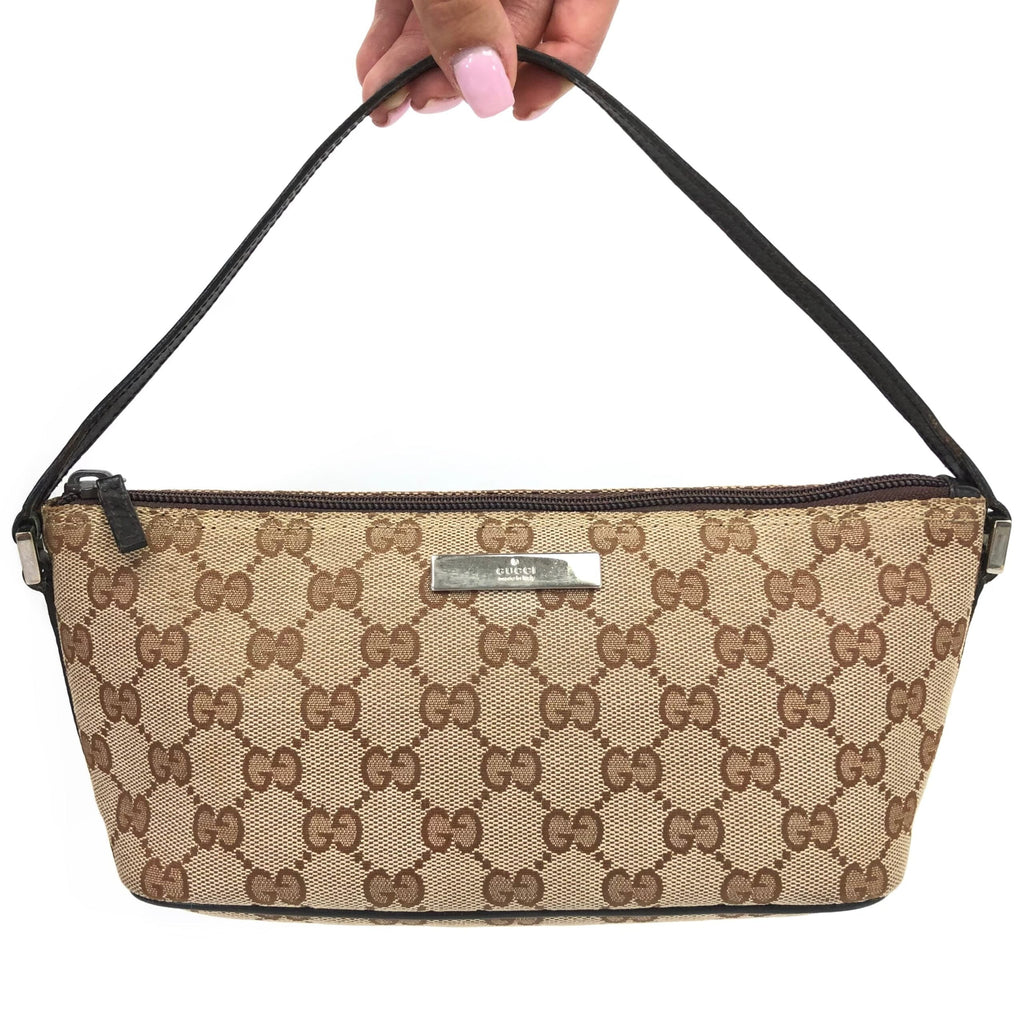 GUCCI MONOGRAM SHOULDER BAG
