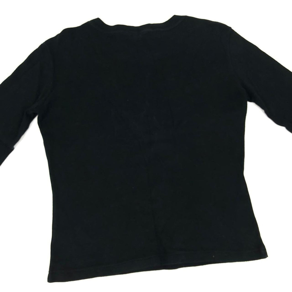 CHRISTIAN DIOR DIAMANTÉ SPELL-OUT LONG SLEEVE TOP