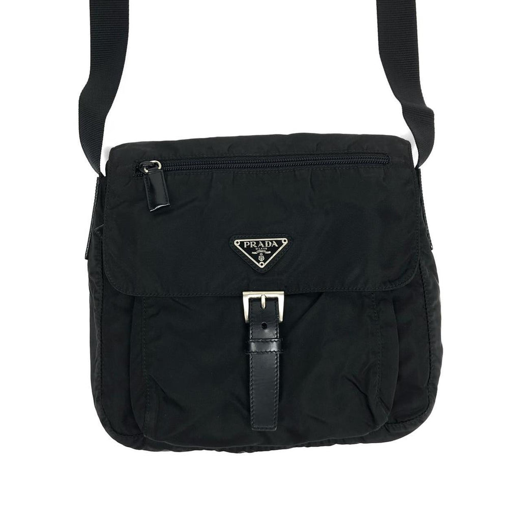 PRADA NYLON BUCKLE CROSSBODY BAG