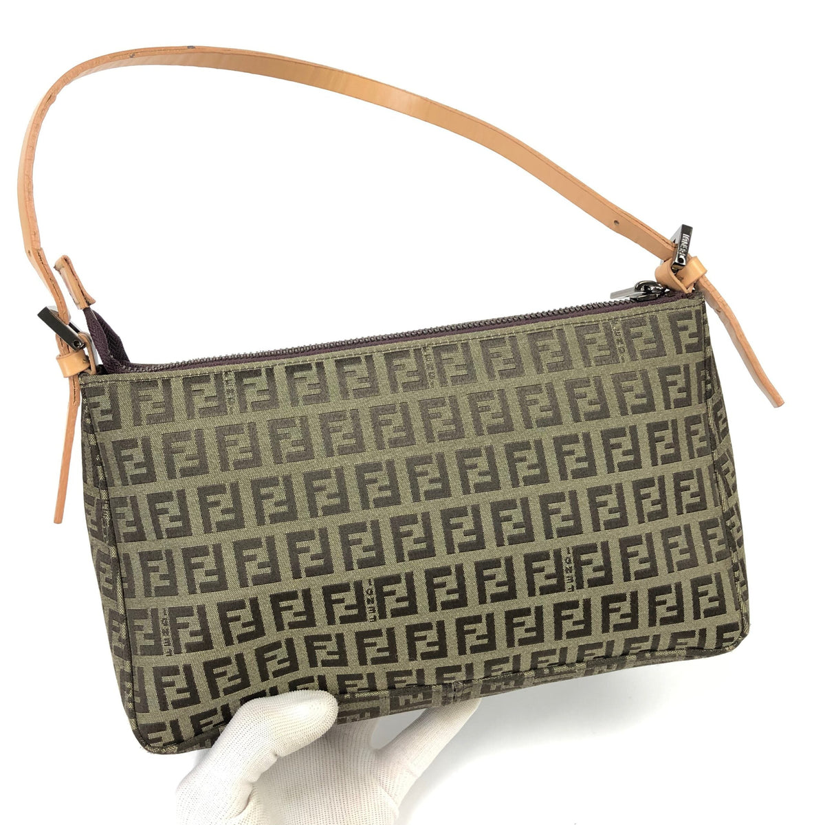 FENDI ZUCCA SHOULDER BAG