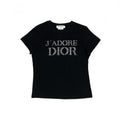 CHRISTIAN DIOR DIAMANTÉ SPELL-OUT T-SHIRT