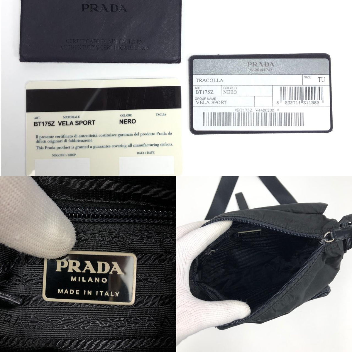 PRADA NYLON BUCKLE CROSSBODY BAG