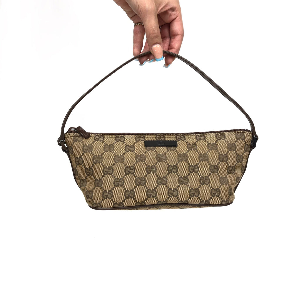 GUCCI MONOGRAM SHOULDER BAG