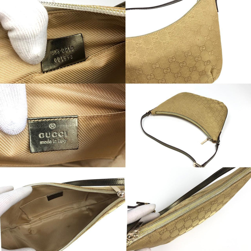 GUCCI MONOGRAM SHOULDER BAG