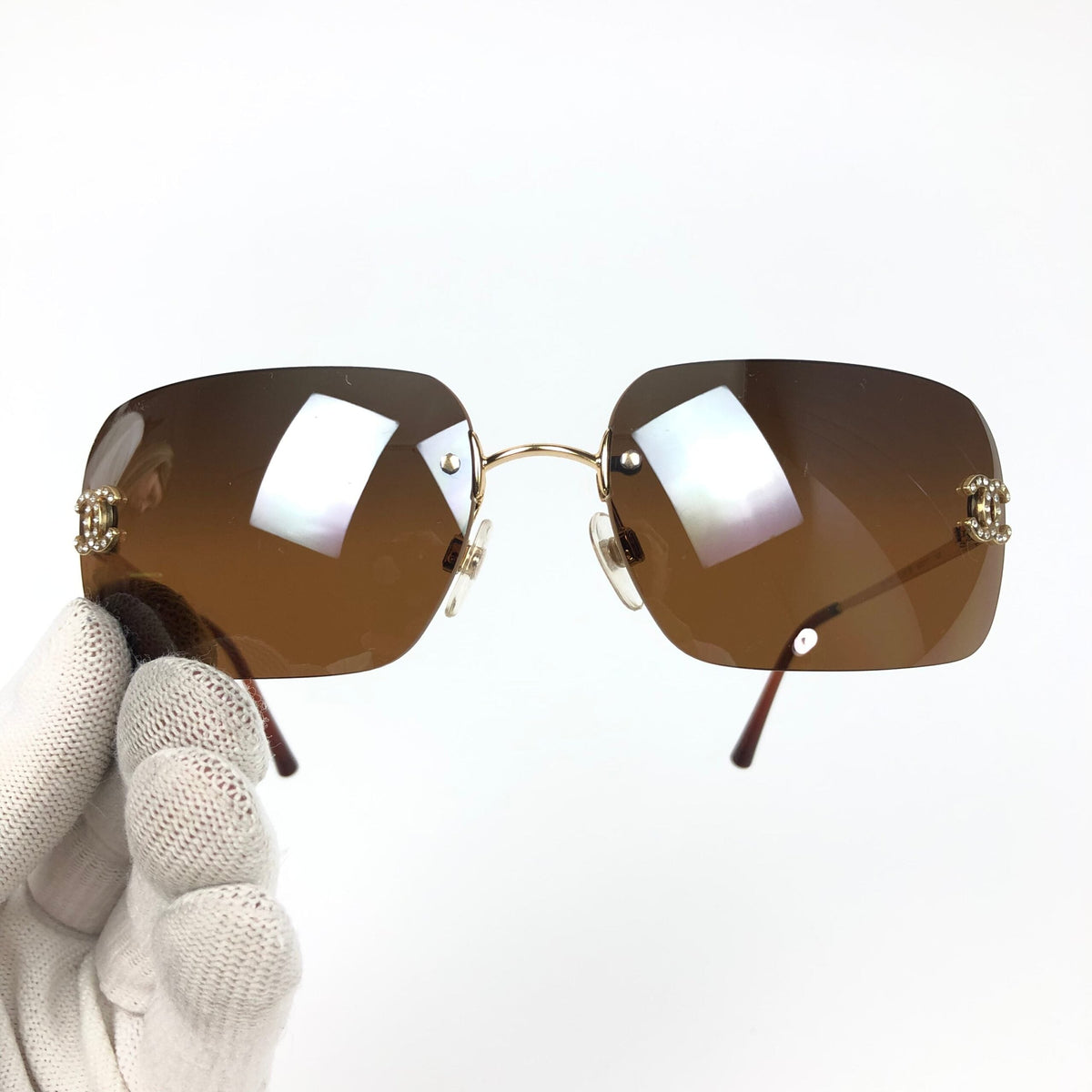CHANEL RIMLESS SUNGLASSES
