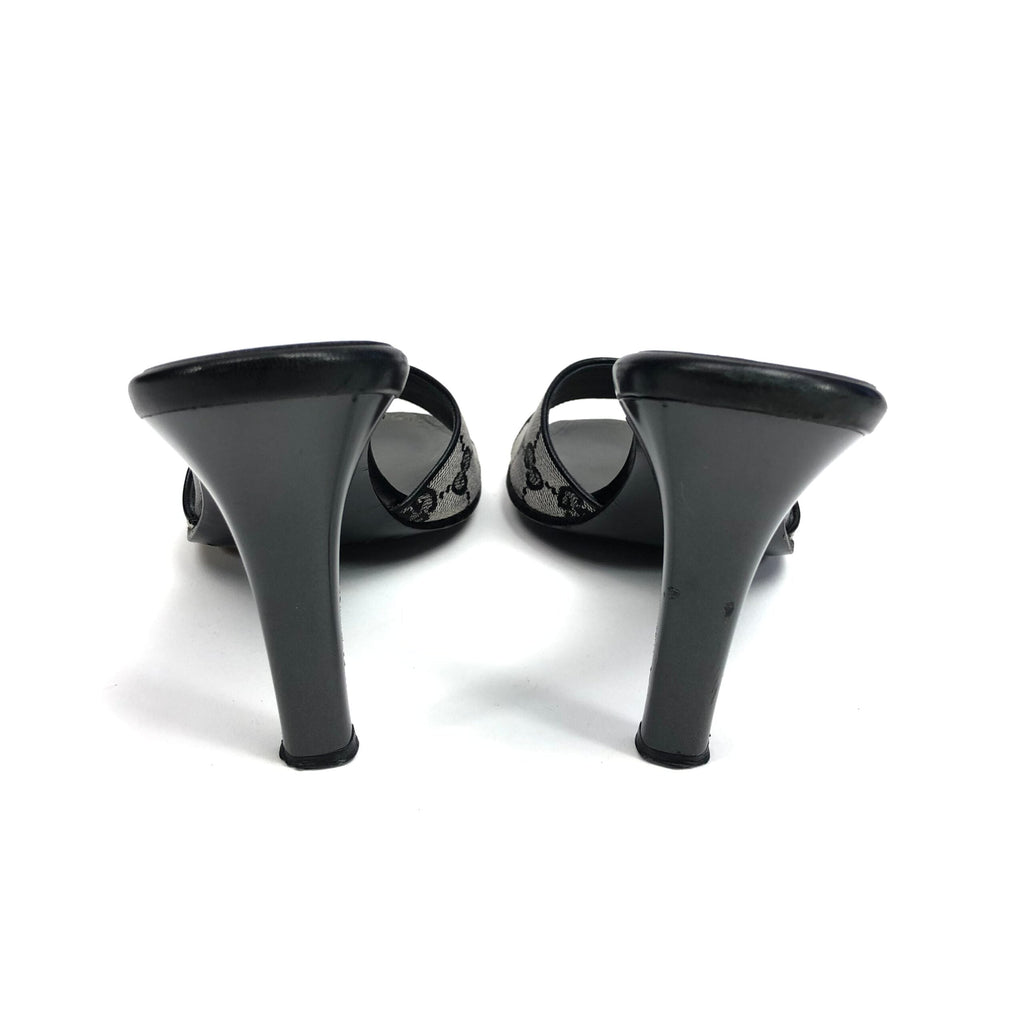GUCCI MONOGRAM HEELS -  UK 3 / US 5 / EU 36