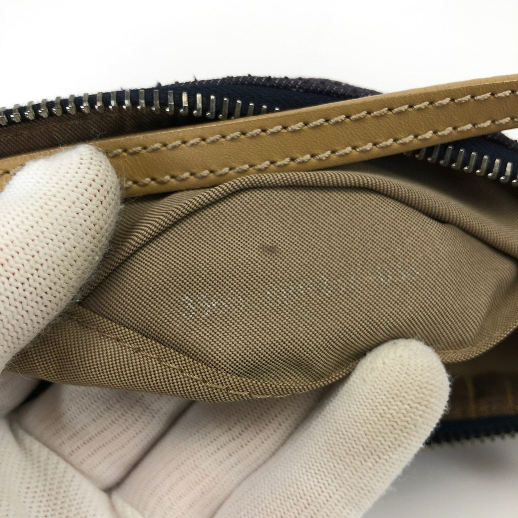 FENDI ZUCCA DENIM SHOULDER BAG