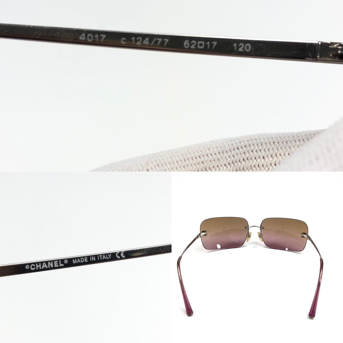 CHANEL RIMLESS SUNGLASSES