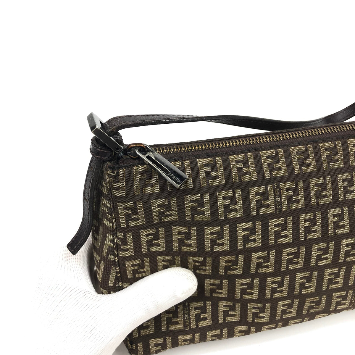 FENDI ZUCCA SHOULDER BAG