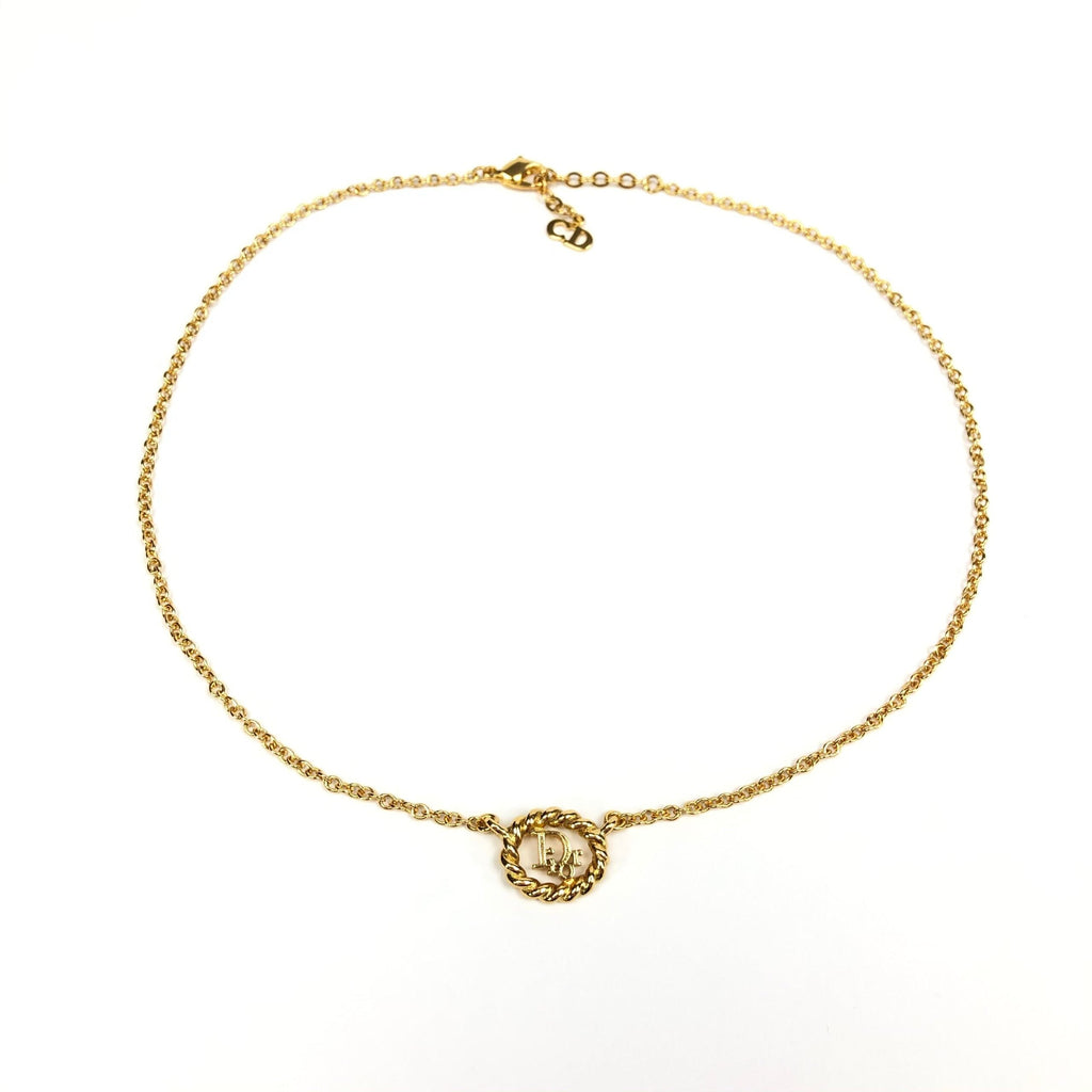 CHRISTIAN DIOR MONOGRAM NECKLACE