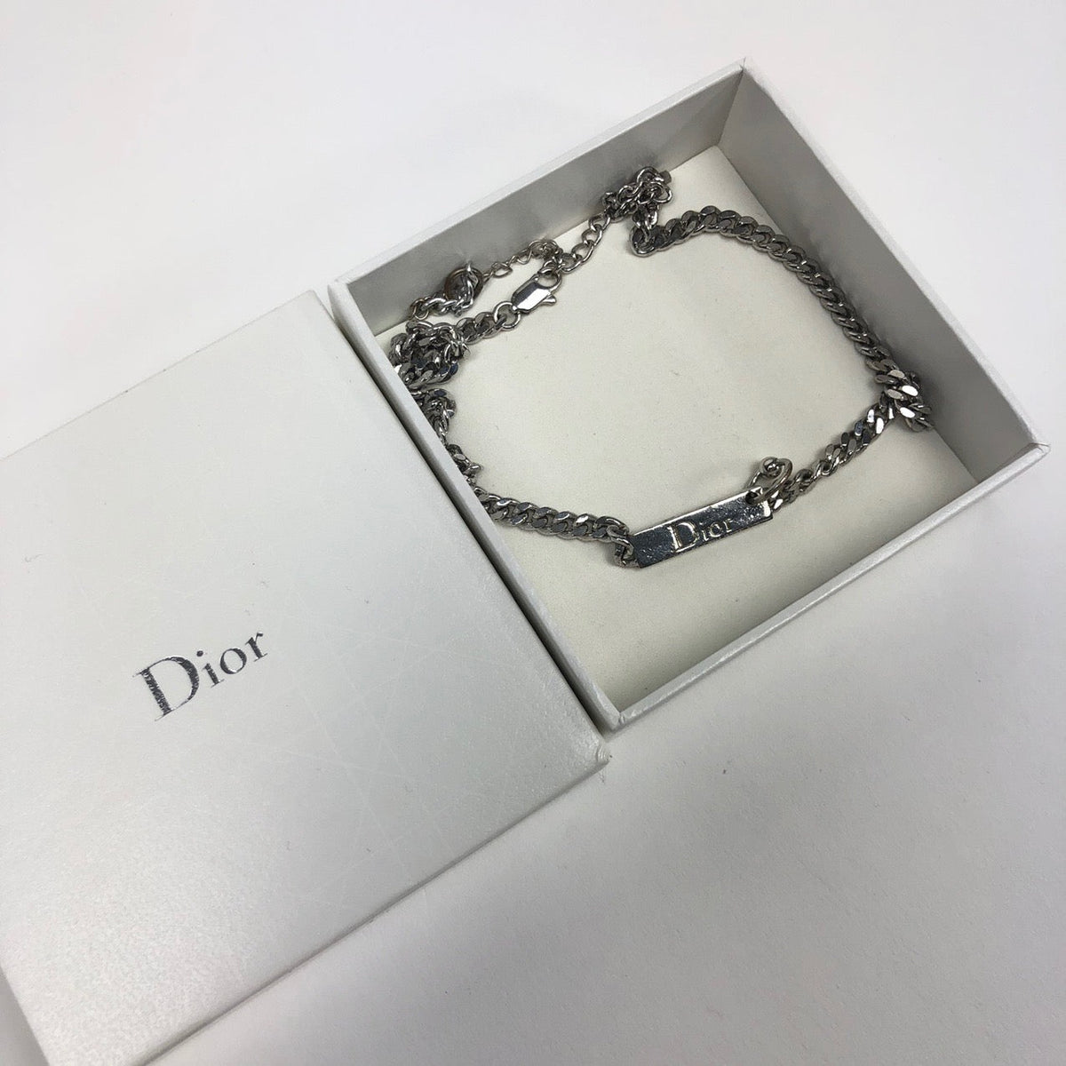 CHRISTIAN DIOR PIERCING CHOKER NECKLACE