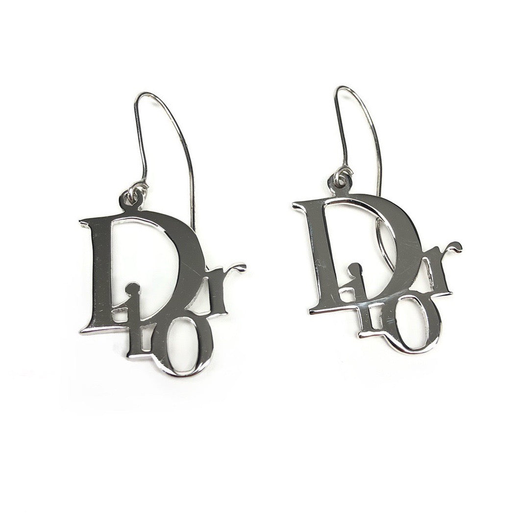 CHRISTIAN DIOR MONOGRAM EARRINGS